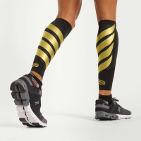 PRESSIO - Power Calf Guard - Black/Gold